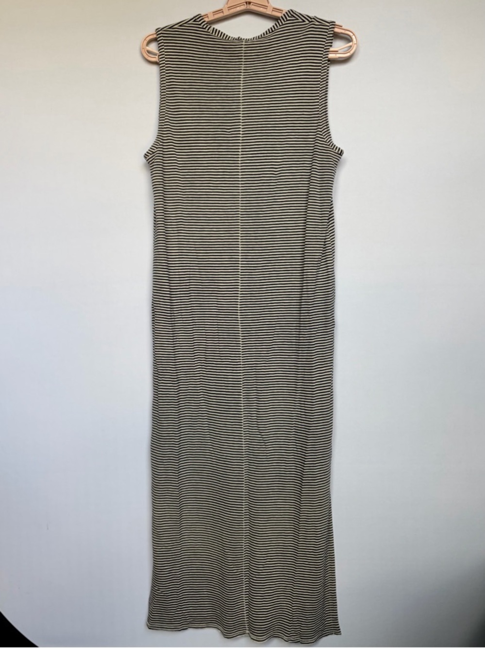 Rag & Bone Michal Striped Slub Jersey Midi Dress Sz S Casual Linen Blend NWT - Picture 16 of 16